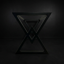 Подстолье из металла в стиле лофт №28