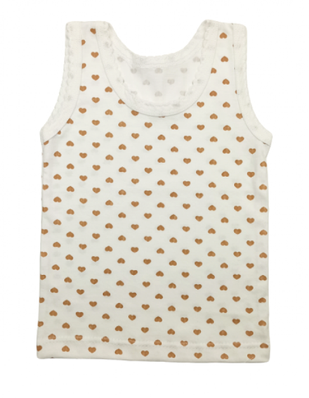 Майка для девочки 101/49 сердечки