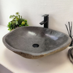 Раковина из речного камня RS-63548 (60*49*16) 0124