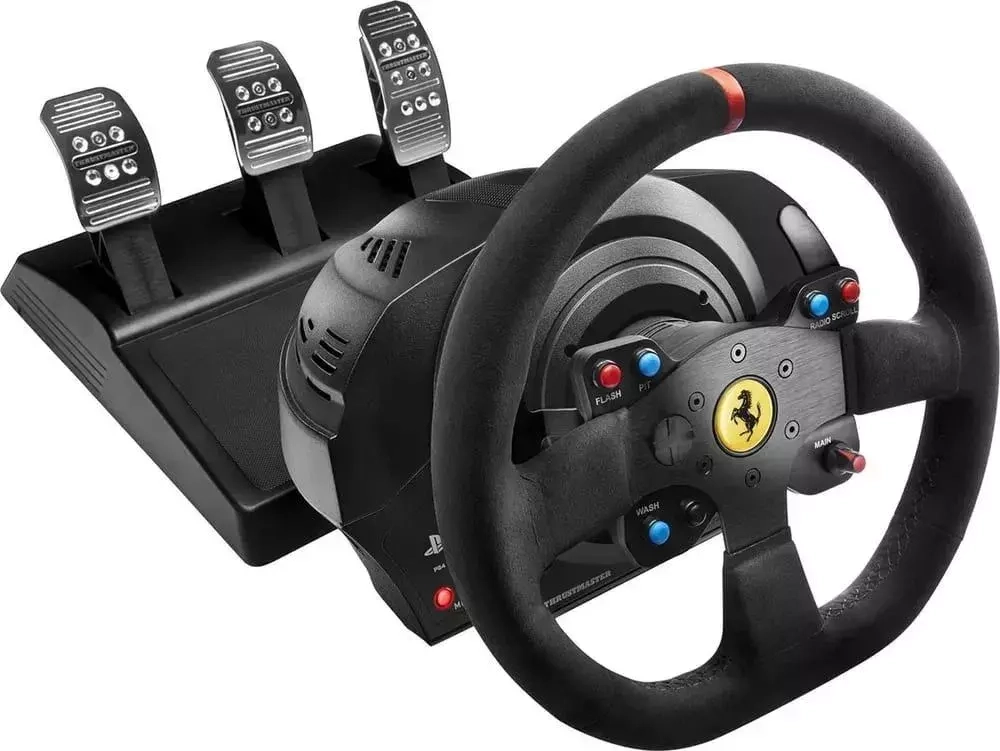 Руль Thrustmaster T300 Ferrari Integral Racing Wheel Alcantara Edition, черный (4160652)