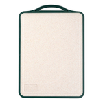 Доска разделочная двусторонняя из пшеничного волокна и черного дерева arlett, 44,5х30,5 см, темно-зеленая