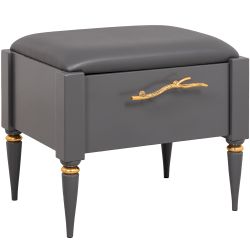 Банкетка Арт mini Серый Голд