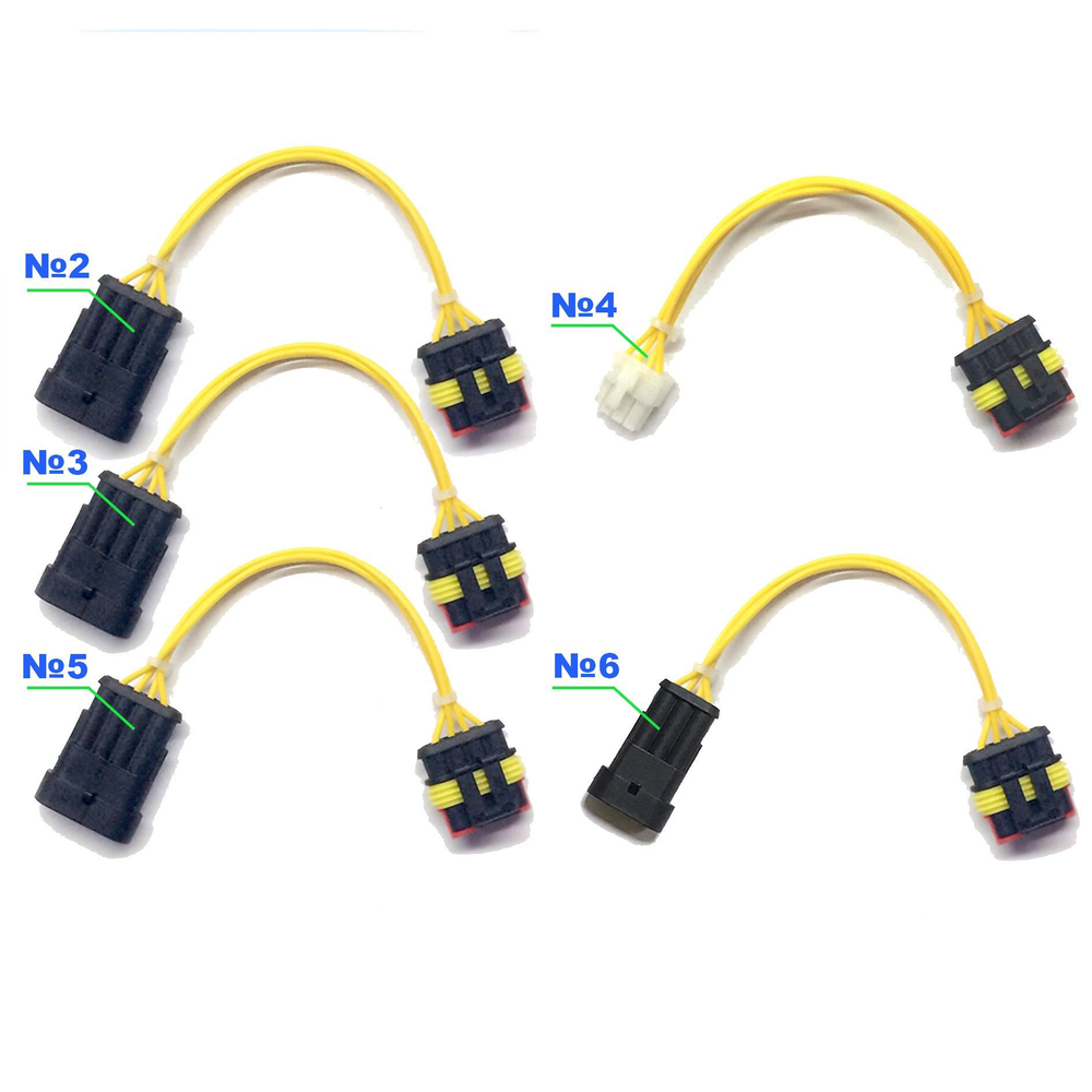 Кабель для ГБО УНИВЕРСАЛЬНЫЙ BASIC CH340 (КОМПЛЕКТ 6 РАЗЪЕМОВ)