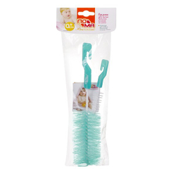 Ершики для мытья детских бутылочек и сосок 2 шт ПОМА, голубой