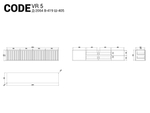 Тумба подвесная CODE VR5