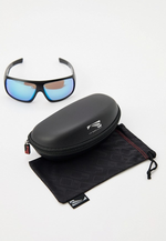 Спортивные очки LiP Cloud9 / Matt Black - Red Stripe / PC / Zeiss ML Blue Mirror Smoke Lens