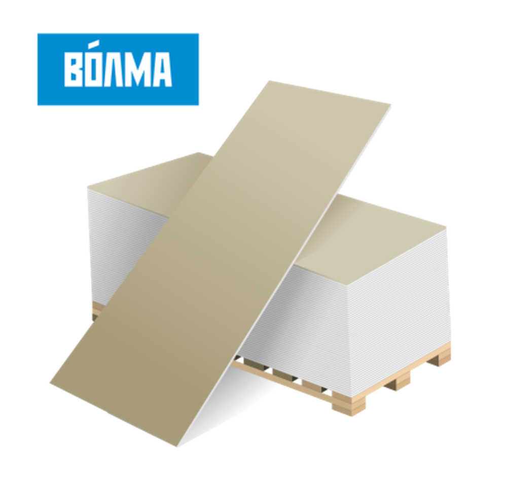 Гипсокартон ГКЛ 2500*1200*9,5 мм Волма 19,8 кг