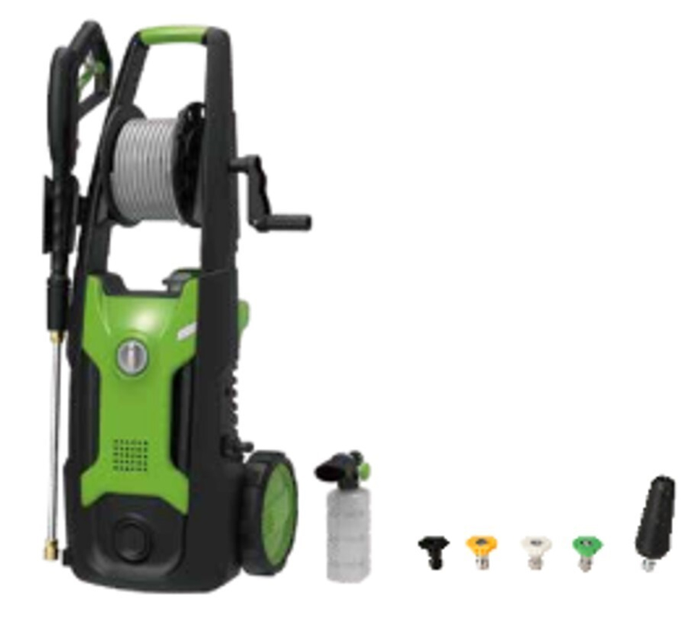 Мойка высокого давления электрическая Greenworks Арт. 5106607, 2000 Вт, 140 бар