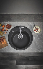 Кухонная мойка Grohe K200 51 31656AP0 Черный гранит