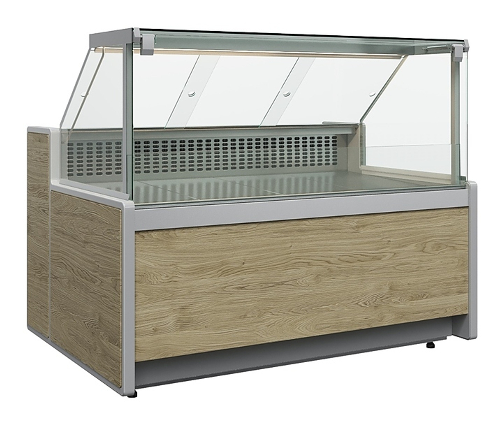 Витрина холодильная Carboma GC111 SP 0,94-1 1010 (статика, газлифт, без боковин)