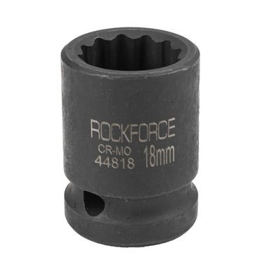 Головка ударная 18мм 12гр. 1/2'' RockForce RF-44818