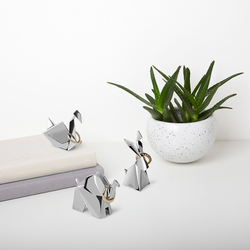 Подставки для колец Origami 3 штуки хром