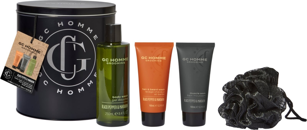 Grace Cole GC Homme - Подарочный набор Black Pepper &amp; Mandarin (тело и волосы) для мужчин /   / GTIN 5055443677888