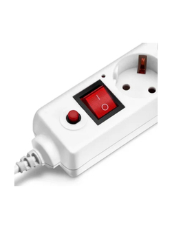 BURO Сетевой фильтр, 6 розеток, 5 метров, (600SH-5-W), белый (коробка) {992275}