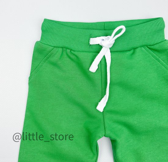 Брюки из футера, Зеленые