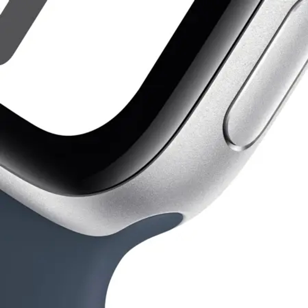 Часы Apple Watch SE (2023), ремешок синего цвета