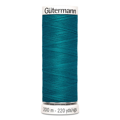 Нить Sew-All 200 м, Gutermann, 189 зеленая бирюза