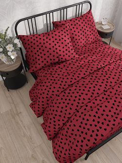 Простынь на резинке Сказка "Келли" 120х200 см, поплин