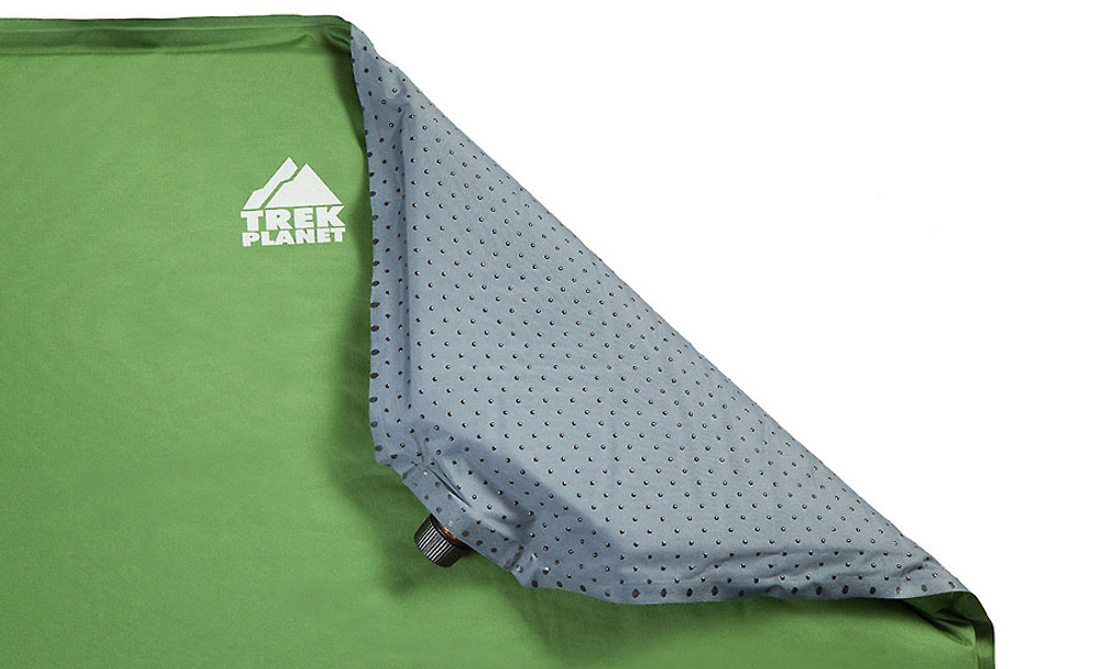 Коврик самонадувающийся Trek Planet Relax 50 Double зелёный [70436]