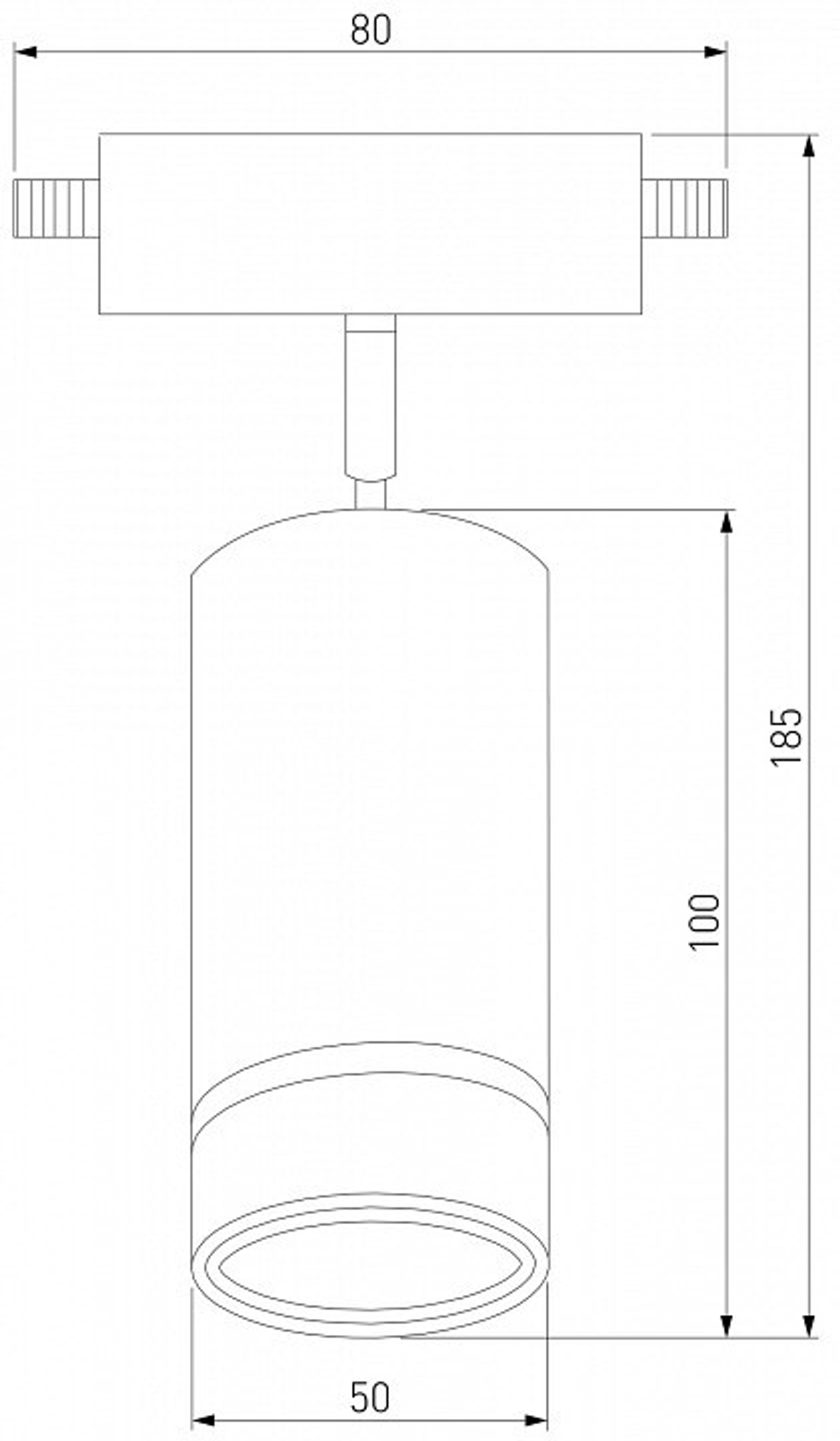 Трековый светильник Elektrostandard LTB39 черный жемчуг
