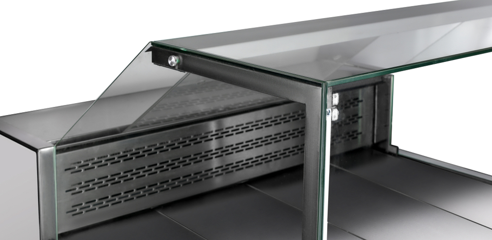 Холодильная витрина Cryspi Gamma Quadro 1500 SN LED