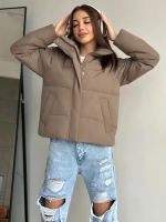 Куртка осенняя короткая без капюшона