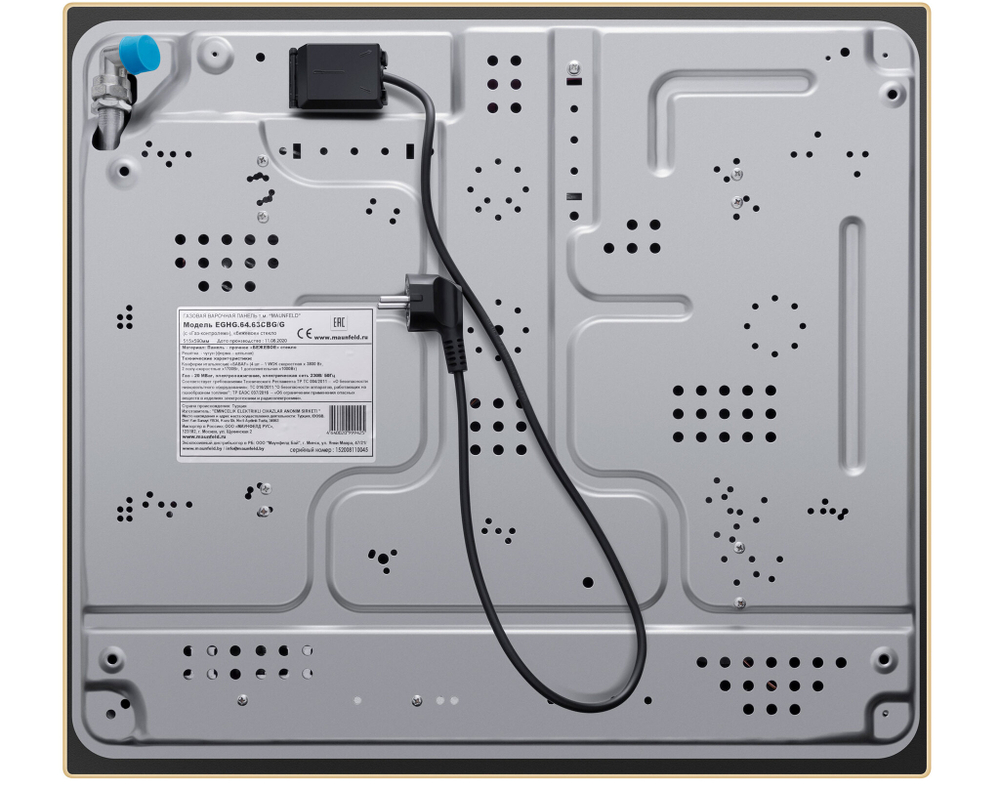 Газовая варочная панель MAUNFELD EGHG.64.63CBG/G фото 3