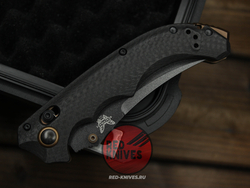 Нож Benchmade Mini Bedlam 865-02 Custom , рукоять Carbon Fiber