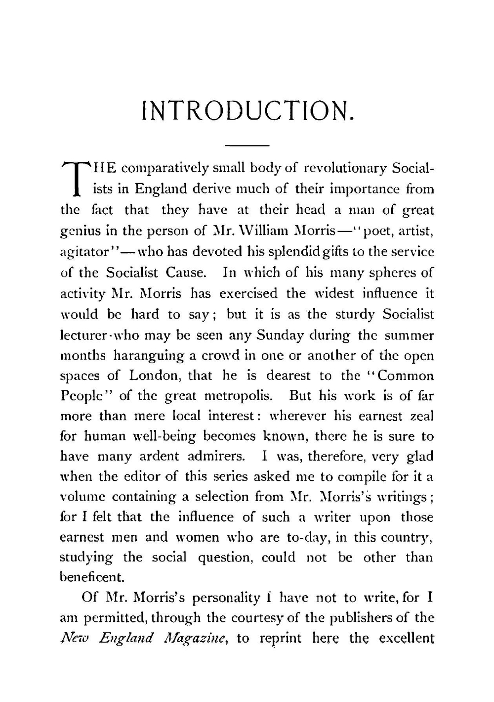 William Morris. poet, artist, socialist. A selection from his writings together with a sketch of the man | William Morris