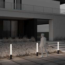 Светильник столбик ландшафтный 50вт 155x155x1030мм