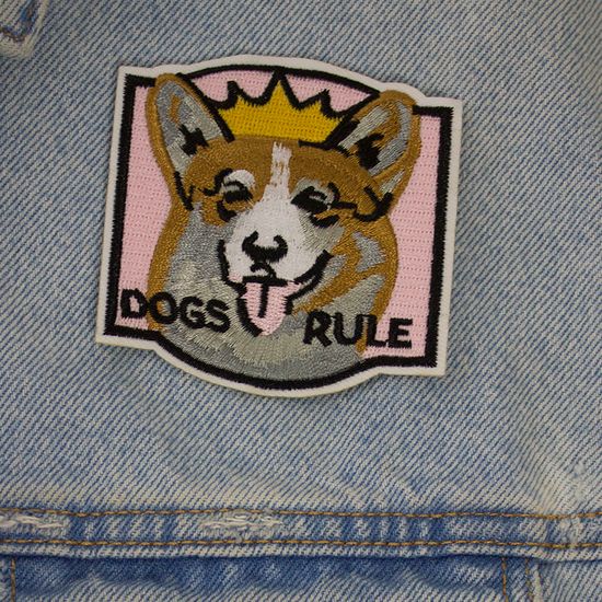 Нашивка на рюкзак и на одежду. Dogs rule