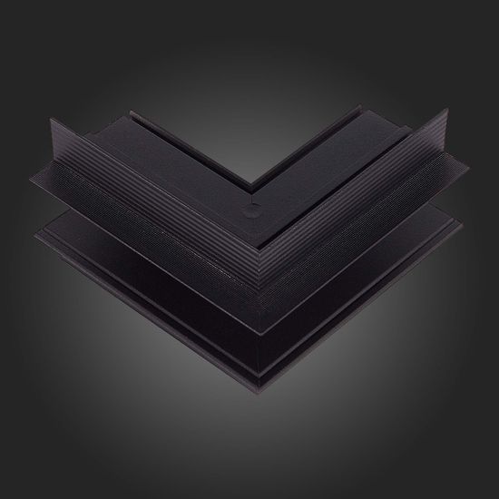 ST007.459.00 Внешний угол-соединитель для встраиваемого магнитного шинопровода ST-Luce Черный SKYLINE 48