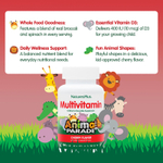 NaturesPlus, Animal Parade®, жевательные мультивитамины для детей, со вкусом вишни, 180 таблеток в форме животных