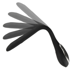 Черный гибкий уретральный стимулятор с вибрацией Vibrating Bendable Dilator - 13,5 см.
