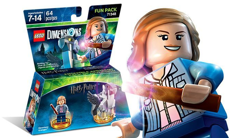 LEGO Dimensions: Гермиона Грейнджер (Fun Pack) 71348 — Hermione Granger and Buckbeak (Fun Pack) — Лего Измерения