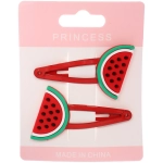 Зажимы для волос детские 2шт «ФРАТТИ БУМ», арбузики, 5.5*1см