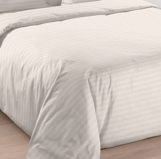 Двуспальный с европростынёй комплект постельного белья Парма осн. перкаль