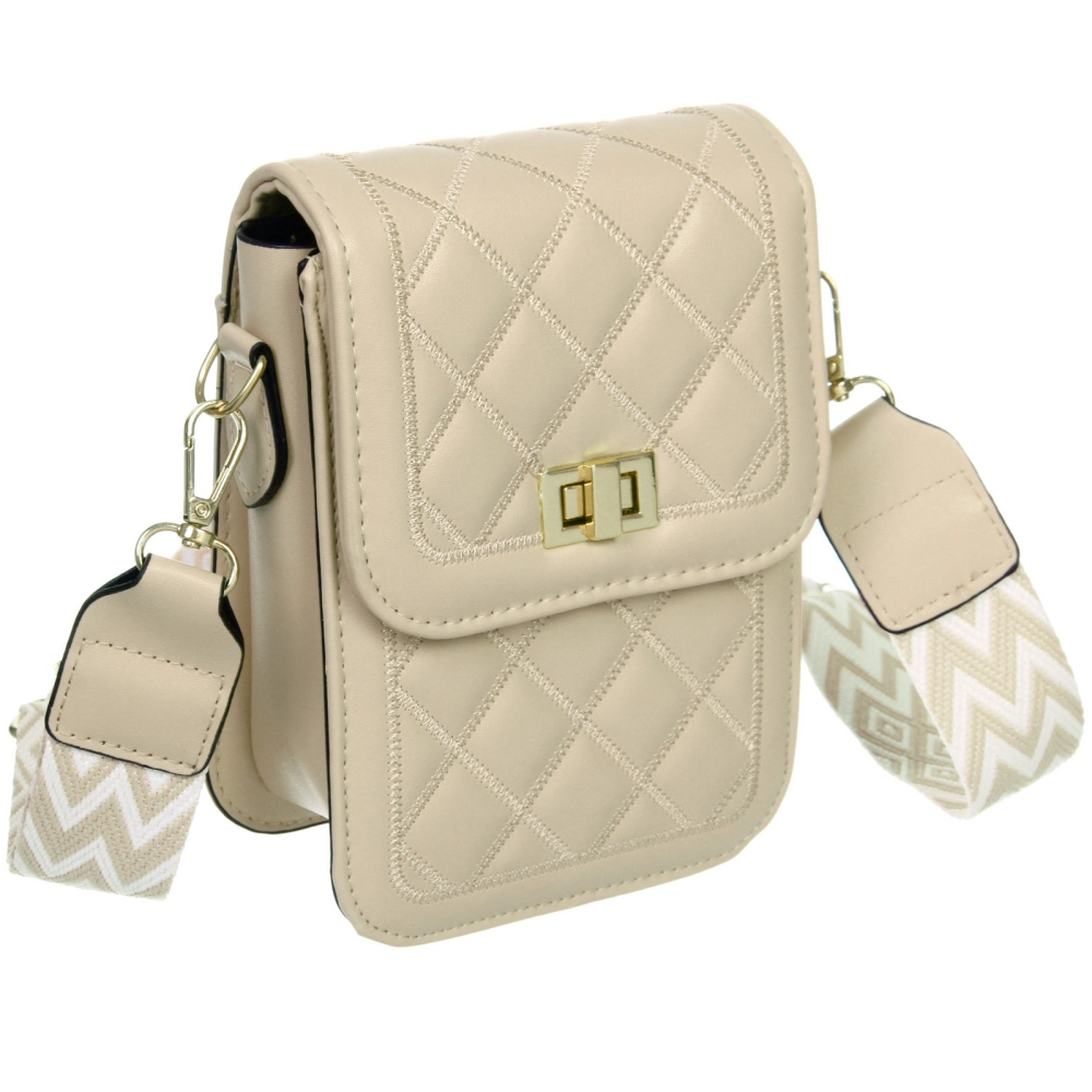 Сумка женская через плечо «Шанти», цвет молочный, 19*6,5*13*3,5см (лейбл Ultramarine)