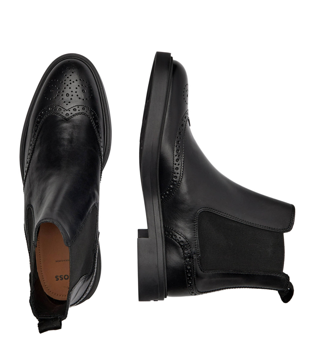 Кожаные челси calev BOSS BLACK - черный(50529227)