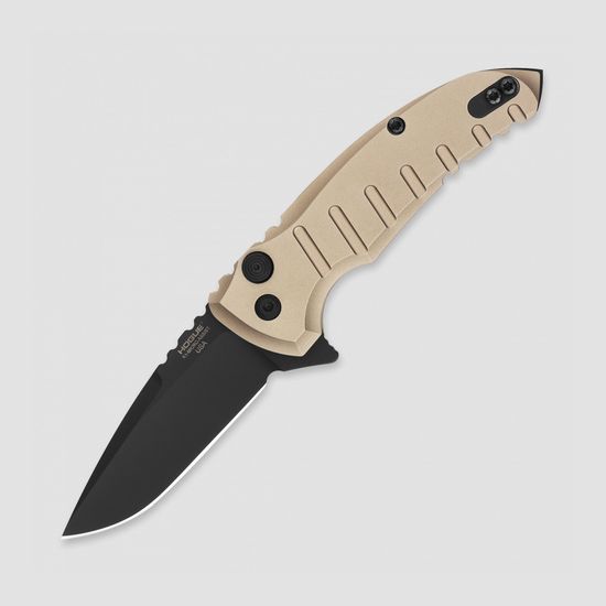 Складной нож HOGUE полуавтоматический «X1-Microflip» HG/24157 c клинком из стали CPM-154, рукоять алюминий