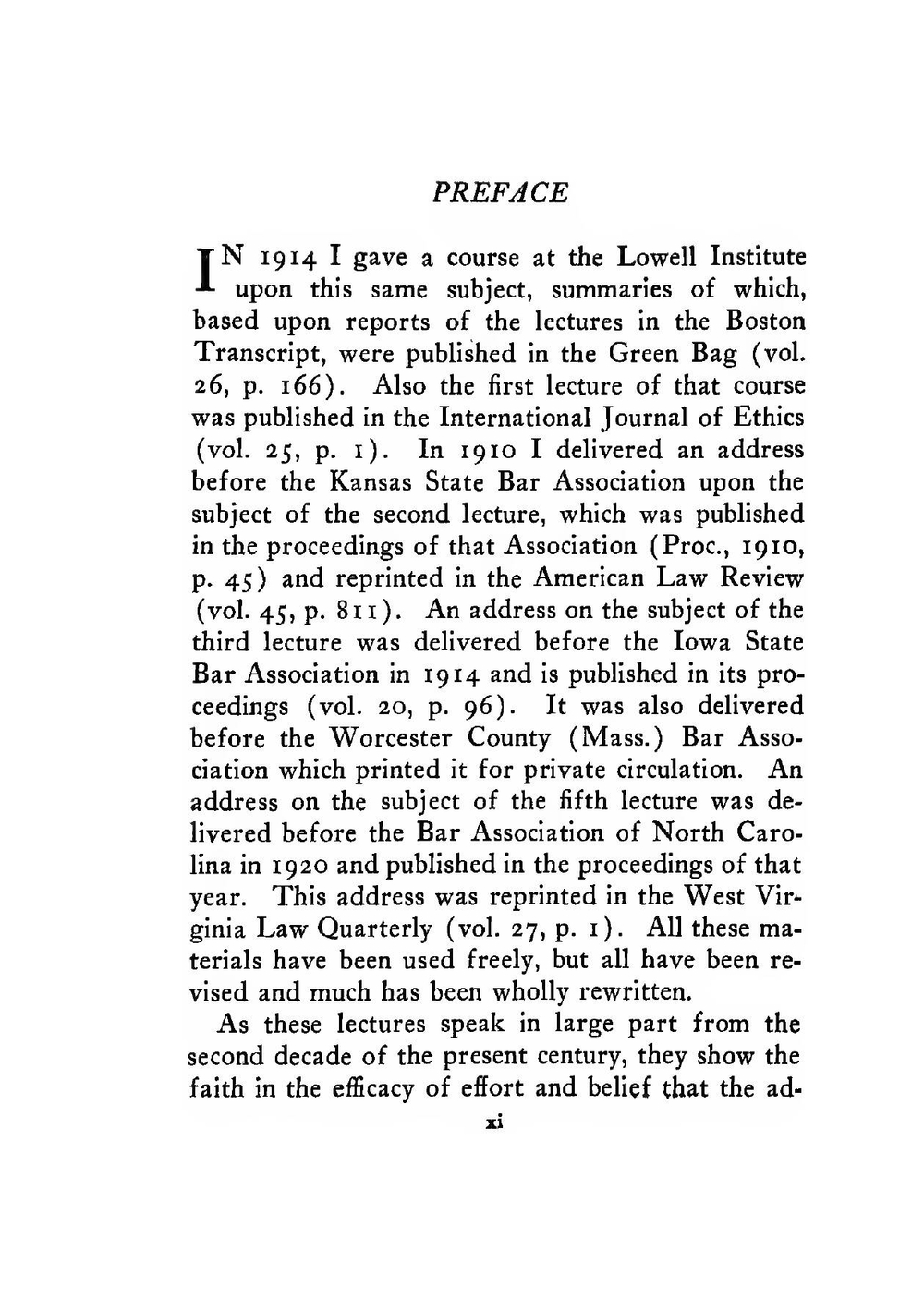 The Spirit Of The Common Law. 1921 | R. Pound