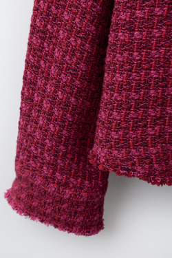 ZARA КУРТКА-РУБАШКА, РОЗОВЫЙ