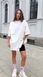 Футболка бойфренда, цвет молочный