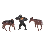 Набор диких животных 3шт, пакет DY618-27