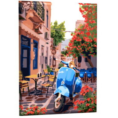 Картина рисование по номерам 40*50 см «Улочки Европы» GLA16