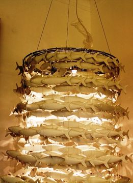 replica SCABETTI fish chandelier