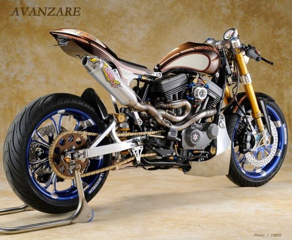 Asterisk Custom Cycles Avanzare это Hotter Harley-Davidson Sportster