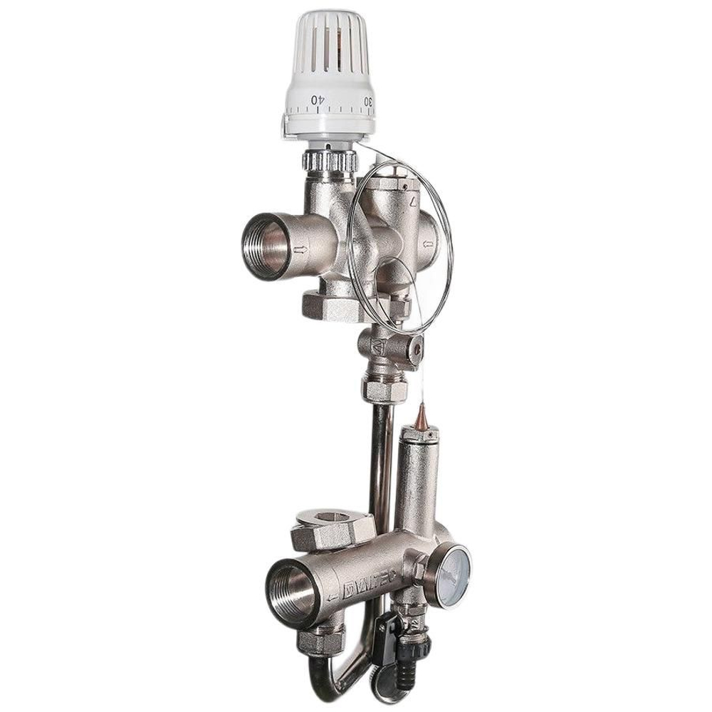 Насосно-смесительный узел, без насоса, монтажная длина 130 мм Valtec VT.VALMIX.0.130