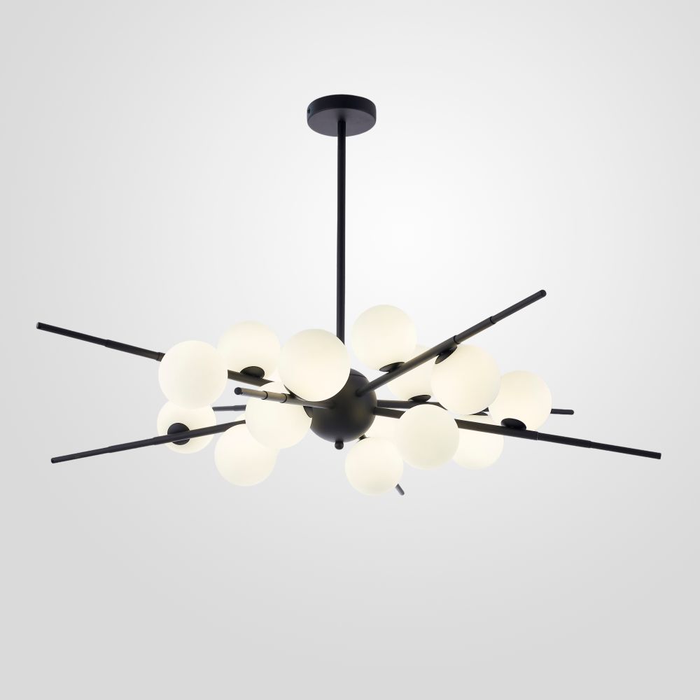 Люстра На Штанге Cherry Bomb 16 Balls Black By Imperiumloft