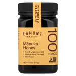 Egmont Honey, мед манука, необработанный и непастеризованный, MGO 100+, 500 г (17,6 унции)